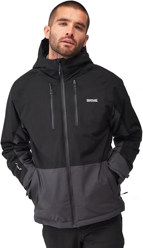 Chaqueta acolchada elástica Highton para hombre, costuras impermeables, transpirables y selladas y aislamiento Thermoguard: perfecta para actividades al aire libre, caminatas