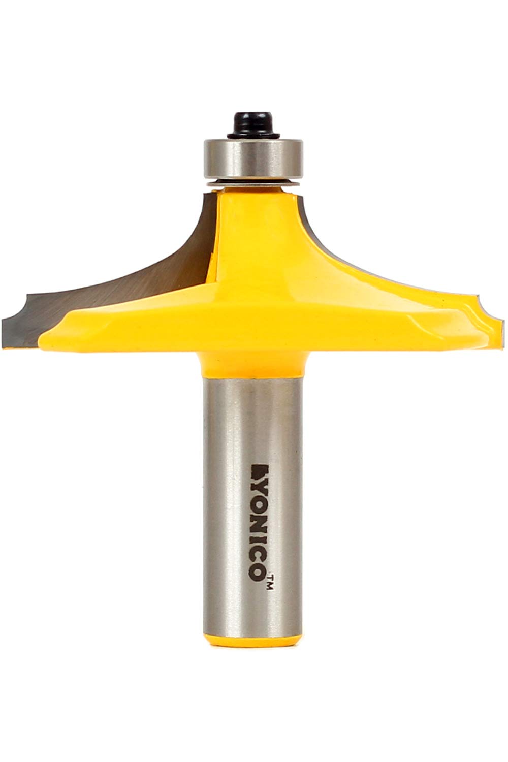 Yonico 13142 - Table Edge Router Bit, Thumbnail & Bead - Diameter: 2-1/2", Cutting Depth: 1" - 1/2" Shank