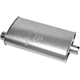 Walker Quiet-Flow SS 22501 Direct Fit Exhaust Muffler 2.25" Inlet (ID) 2.25" Outlet (ID) for Jeep Wrangler