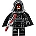 LEGO Star Wars Sith Minifigure - Darth Maul Evil Smile with Horns, Hood, and Lightsaber (75096)