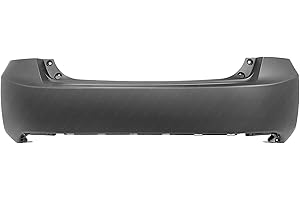 MBI AUTO - Primered, Rear Bumper Cover for 2013-2015 Honda Accord Sedan 4 Door 13-15, HO1100277