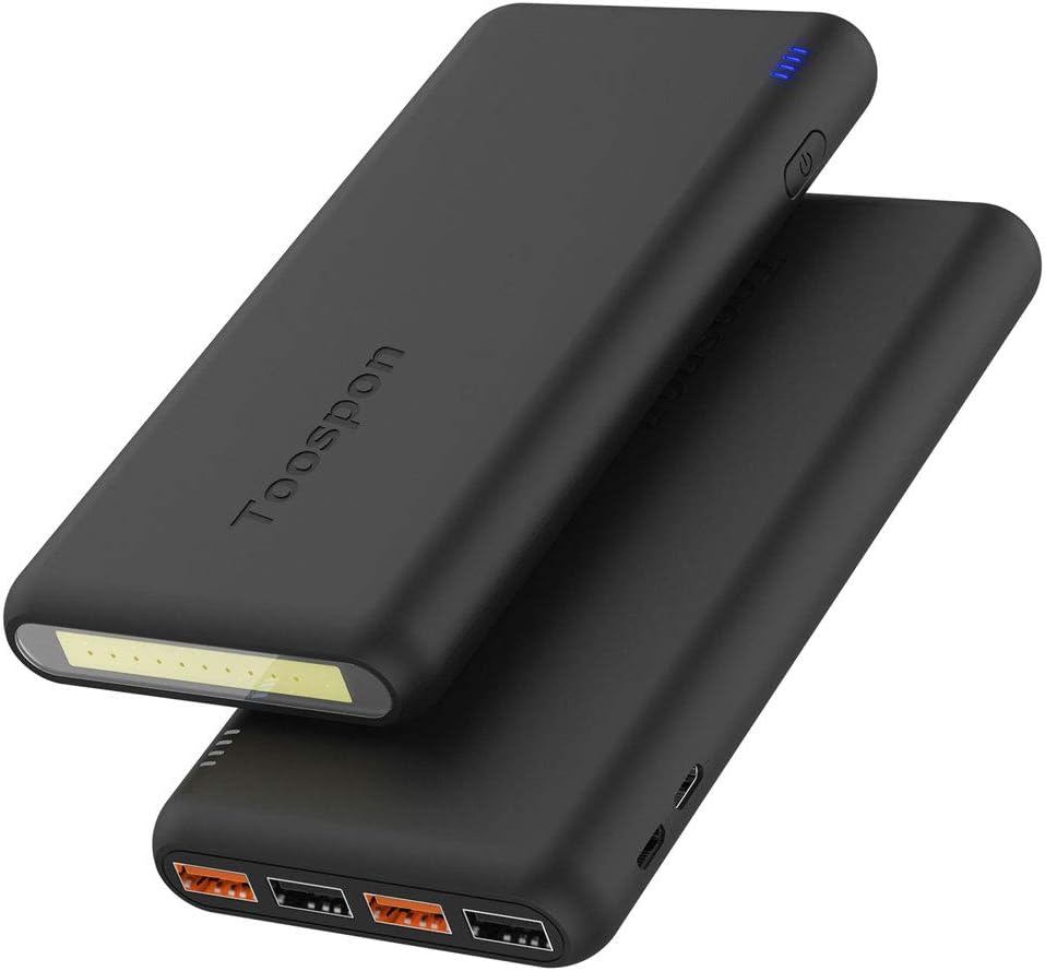 Power Bank 60000mAh,QC3.0 22.5W & USB C PD20W Fast Charge,Portable Charger, External Battery, 2 Input and 5 Output (QC & USB & Type C) for Mobile Phone, Camera, Pad, Headset etc…