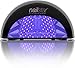 nailstar Professional 12W LED Nail Dryer Nail Lamp for Gel Polish with 30sec, 60sec, 90sec and 30min Timers (Black)
