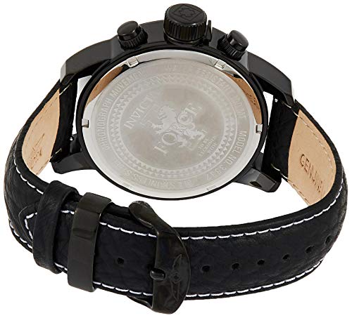 Invicta-Mens-3332-Force-Collection-Stainless-Steel-Left-Handed-Watch-with-Black-Leather-Band