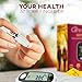 Care Touch Ketone Testing Kit - Ketone Meter w Strip Ejection, 10 Ketone Blood Test Strips, 10 Lancets, Lancing Device, Carrying Case