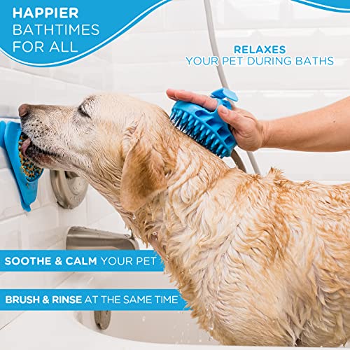 Aquapaw Dog Bath Brush Pro Sprayer and Scrubber Tool in One Indoor