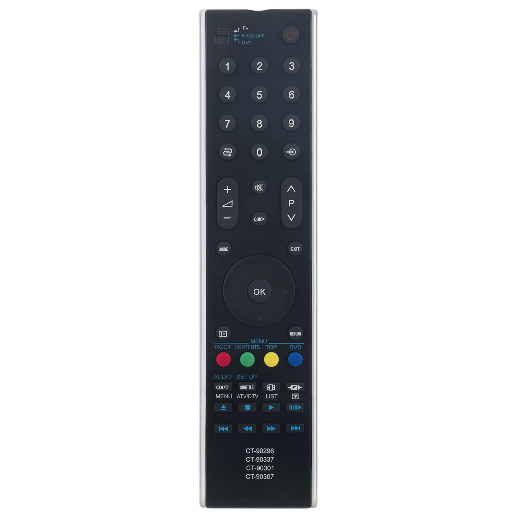 CT-90307 Replacement Remote Control Fit for Toshiba TV CT-90296 CT-90337 CT-90301 CT-90307