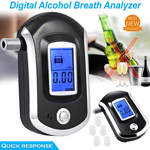 USHOT Digital LCD Police Breathalyzer Breath Test Alcohol Tester Analyzer Detector - Thumbnail 7