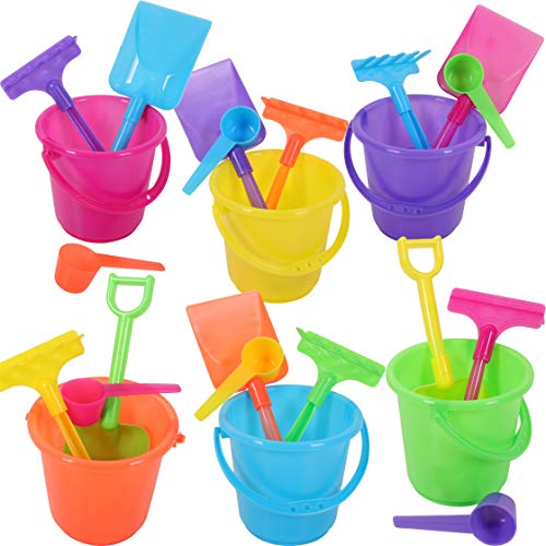 Narwhal Novelties Sandbox Toys (24-Pack) Beach Toys, Sand Toys for Kids