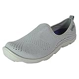 Crocs Womens Duet Busy Day Xpress Mesh Skimmer Sandals Light Grey/Graphite 6 B(M) US