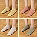 Women's Bamboo No Show Casual Socks Low Cut Crew Pack of 6