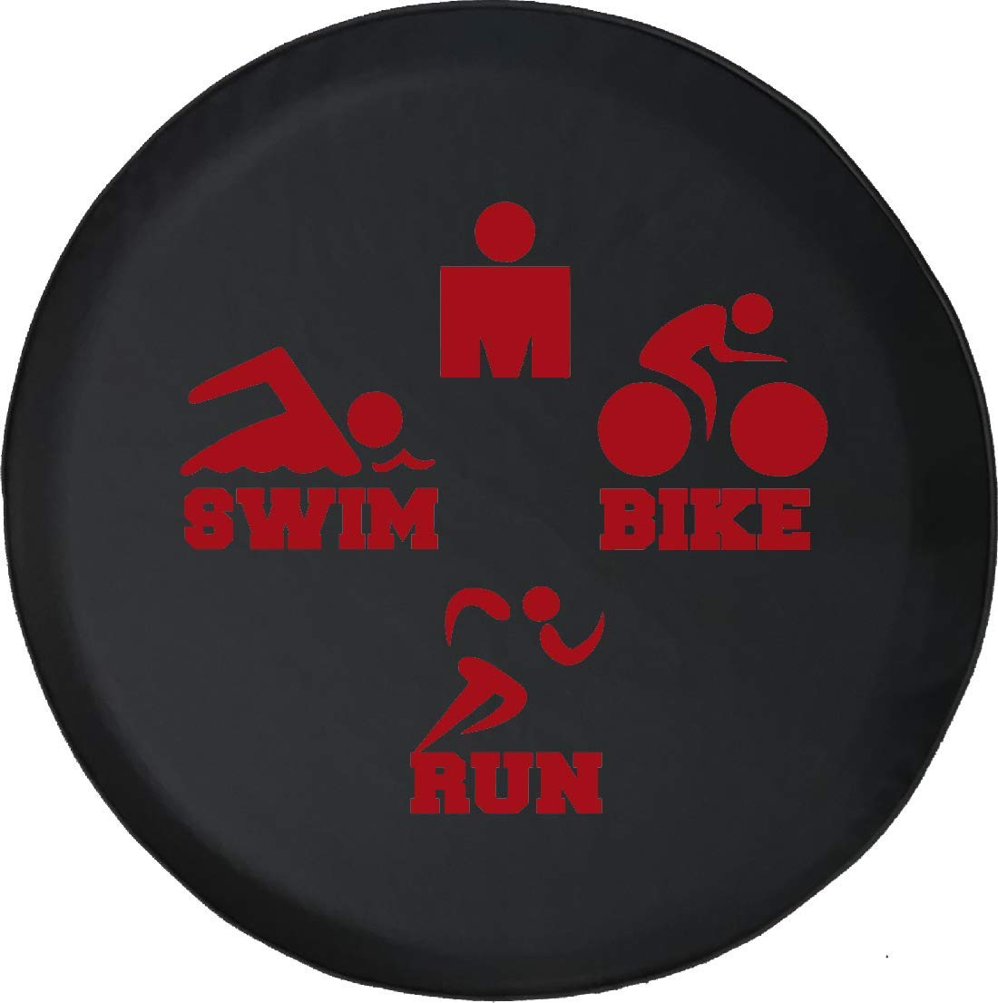 Spare Tire Cover Swim Bike Run Tri Triathlon 26.2 13.1 10k 5k Racing (Fits: SUVs Camper Accessories 