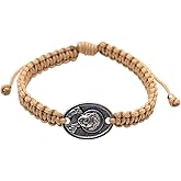 Saint Carlo Acutis Bracelet with Center Medal | Adjustable Cord | Patron Saint of the Internet & Youth | Great Catholic Gift for Confirmation