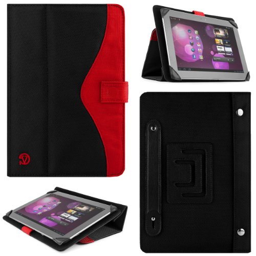Soho Fold to Stand Nylon Portfolio Case for WinBook / Unbranded / Vulcan / Trio / ZeePad 8 to 10.1