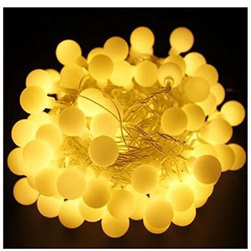 Warm White String Light 100 Pcs 33 Feet Fairy Long String Hanging Led Bulb Starry Lights for Room Garden Backyard Party Christmas Indoor and Outdoor Decor
