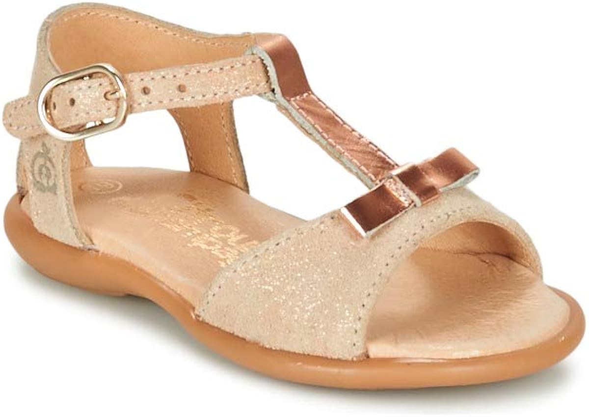 citrouille et compagnie GUGULE Sandals Girls Gold UK2 Toddler