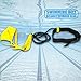 Swimming Belt - for Stationary Resistance Training/Endless Pool (with Drag Parachute and Elastic Tether) - Adult, Kid, Pro, Amateur Use