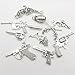 Gun Charm Collection-100g Craft Supplies Pistol Gun Weapon Charms Pendants for Crafting, Jewelry Findings Making Accessory for DIY Necklace Bracelet Earrings (M115)