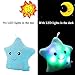 WEWILL 13'' Creative Twinkle Star Glowing LED Night Light Plush Pillows Stuffed Animals Toys Birthday Christmas Holiday Valentines Gifts for Toddlers Girls(Blue)