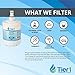 Tier1 8171413 Refrigerator Water Filter | Replacement for Whirlpool 8171413, Kenmore 9002, EDR8D1, 469002, 8171414, WF286, WSW-4, WFI-NLC200, Fridge Filter