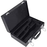 ERINGOGO Hard Clarinet Case Shockproof Clarinet Storage Box with Reinforced Handle Portable Instrument Case for Safe Transport 12.79 X 7.67 X 4.21 in