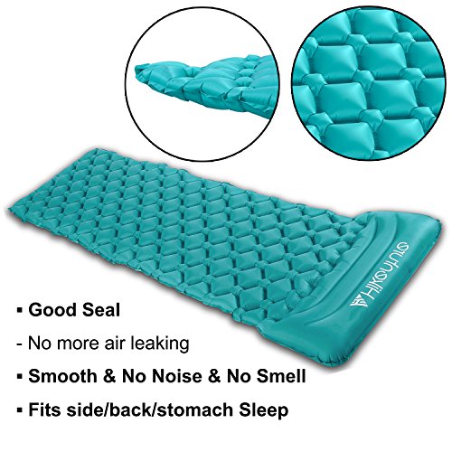 Hikenture Inflatable Sleeping Mat by Camping Mattress and Inflatable