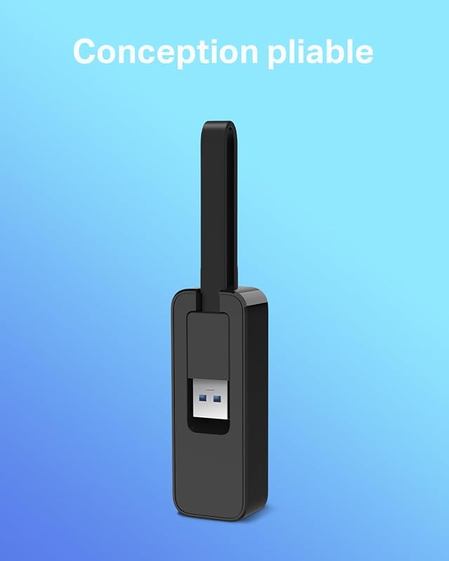 Adaptateur USB 3.0 vers Ethernet Gigabit, UE306