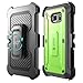 Galaxy S7 Active Case, SUPCASE Full-Body Rugged Holster Case with Built-in Screen Protector for Samsung Galaxy S7 Active, Unicorn Beetle PRO Series (Not Compatible with Galaxy S7) (Green/Gray)