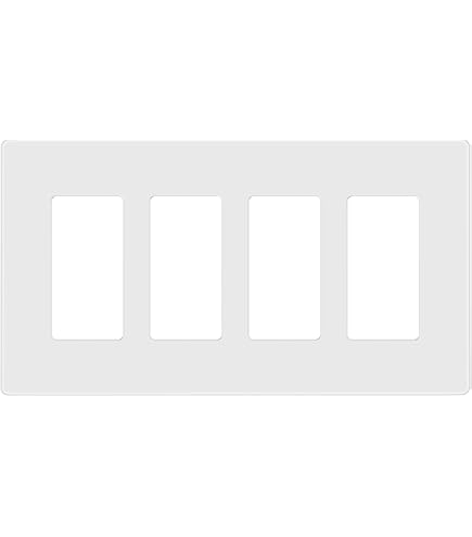 BKDEORS Screwless Decorator Wall Plate 4 Pack Child Safe Outlet - View #7