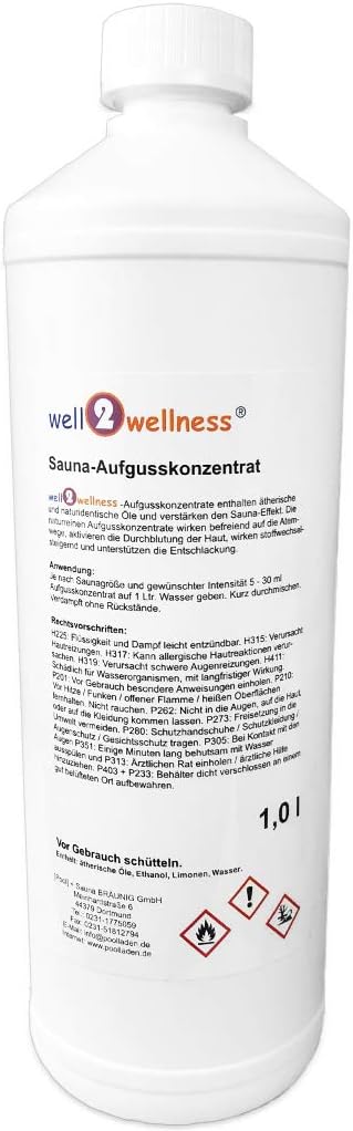 well2wellness Sauna Infusion Concentrate Tutti-Frutti 1,0 l