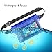 Venterior Waterproof Waist Pouch 2-Pack | Beach Accessories Fanny Pack for Swimming Snorkeling Sailing Kayaking Beach Pool Water Parks | Keep Your Phone Wallet Safe and Dry (Blue & White)