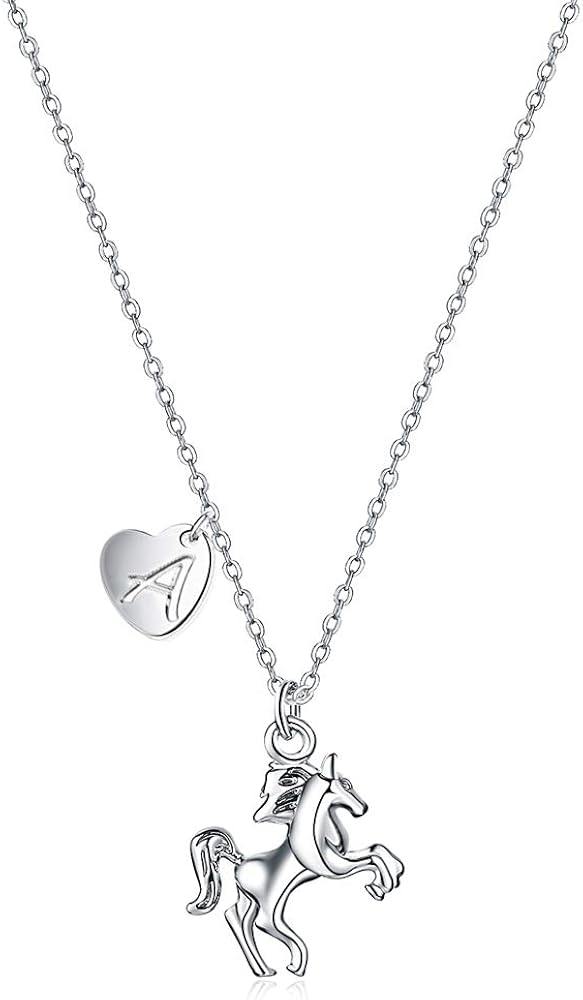 Turandoss Horse Necklace For Girls Horse Necklace With Initial A Necklace For Kids Horse Jewelry For Girls Adjustable Horse Necklace Horse Gifts For Girls Jewelry Dprd Tasikmalayakab Go Id