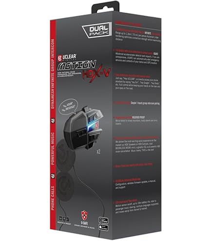 Amazon.com: UCLEAR Digital Motion 6 Bluetooth Helmet