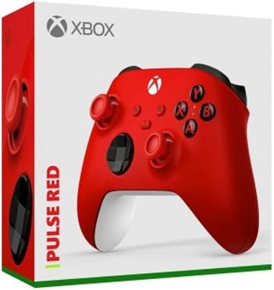 Xbox Wireless Controller Pulse Red Series X, USB-C, 3.5mm Jack, Share Button