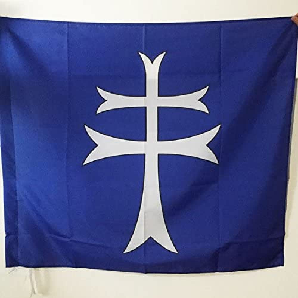 AZ FLAG - Holy Ghost friary Flag - 3x3 Ft - 100% Polyester Catholic Banner with Sleeve - Fade Resistant - Vivid Colors - 3' x 3' Feet - 90x90 Cm