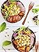Coconut Wooden Reusable Forks | Set of 4 Handmade Wood Forks | Coconut Bowls Utensils | Eco Friendly | Eating Forks| Vegan Gift