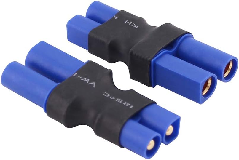 OliRC 2pcs Male EC3 to Female EC5 Connector Adapter(C109-2), Small - Image 3