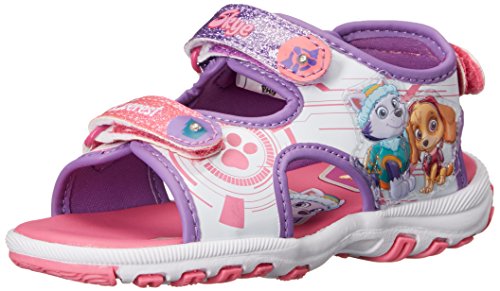 Josmo Character Shoes CH1525 Girls Paw Patrol sandals (Toddler/Little Kid),Pink/Purple,11 M US Little Kid