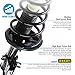 OREDY Rear Pair Complete Shocks Struts Coil Spring Assembly Kit Compatible with 2005 2006 2007 2008 2009 2010 Sportage 2005 2006 2007 2008 2009 Tucson #172221 172222 15511 15512