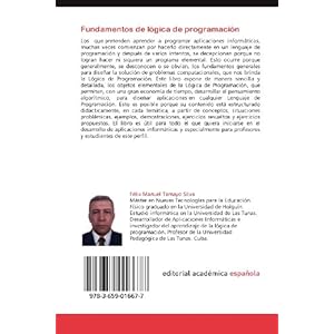 Fundamentos de lógica de programación: Conceptos fundamentales, demostraciones y ejercicios (Spanish Edition)
