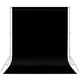 Black Backdrop 6x9ft – Professional Photography