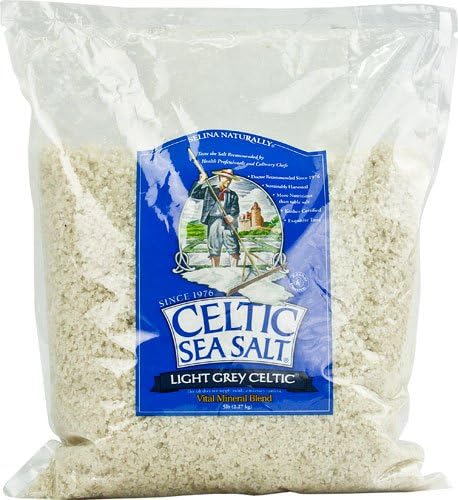 Selina NaturallyCeltic Sea Salt Light Grey Course - 5 lbs - 2 pc