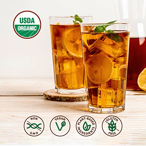 SUPER ORGANICS DAILY DEFENSE TEA (ORGANIC) WITH SUPERFOODS AND PROBIOTICS (KEURIG K-CUP COMPATIBLE) 10CT SINGLE SERVE CUPS