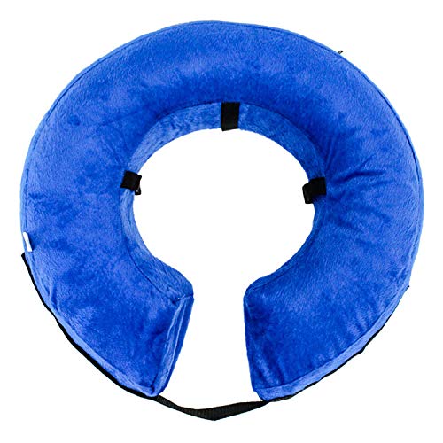 ToGames Inflatable Pet Collar for Dog Cat Wound Healing E-Collar Protection Medical Cone Collar Soft Pet Recovery Collar - Thumbnail 5