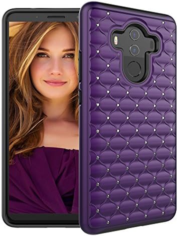 Mate 10 Pro Case,Dake Dual Layer Defender Heavy Duty Shockproof Protective Case for Huawei Mate 10 Pro (Purple)