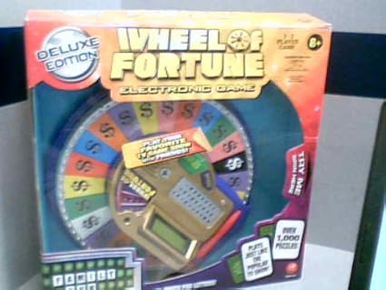 wheel of fortune electronic game deluxe edition