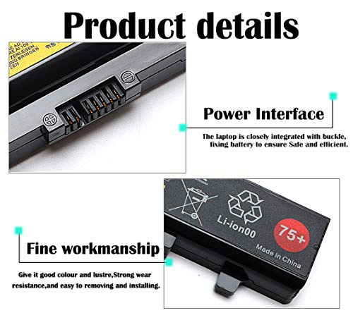 New Replacement 75+ 0A36311 Laptop Battery for Lenovo ThinkPad B590 E430 E430c E431 E440 E530 E530c E531 E535 E540 E545 Fit Part Number 45N1043 45N1044 45N1048 45N1049 45N1055-12 Months Warranty