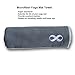 YogaAddict Yoga Mat Towel and Hand Towel Combo Set - 100% Microfiber, Non Slip, Super Absorbent, Ideal as Bikram, Ashtanga, Hot Yoga Mat Towel, for Any Type of Yoga Styles, Fitness, Pilates - Grey