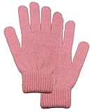Men / Women's Winter Knit Solid Color Gloves Magic Gloves, Pink