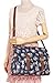 Kenox Vintage Women Laminated Canvas Messenger Bag Mori Girl Crossbody Satchel Bag Floral Waterproof Briefcase Floral